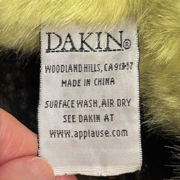 Light Green to Neon Green Applause Dakin Teddy Bear Plush Stuffed - Picture 6 of 7